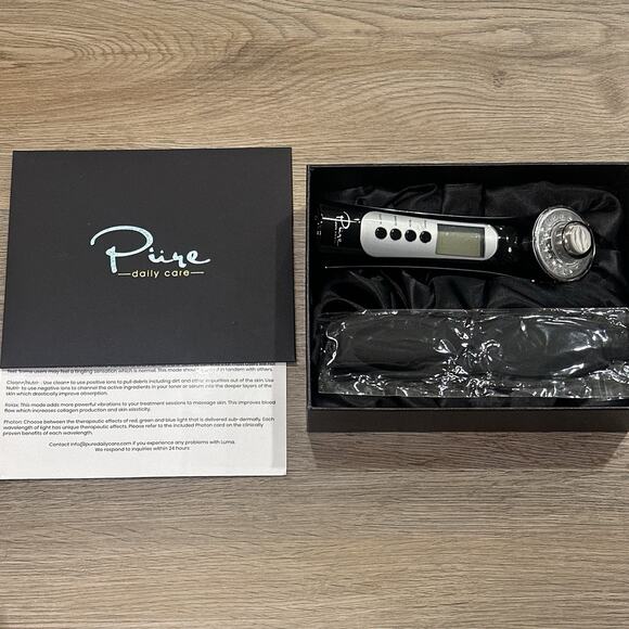 PURE DAILY CARE LUMA Skin Therapy Anti-Aging Wand 4-in-1 Opened box - Picture 1 of 16
